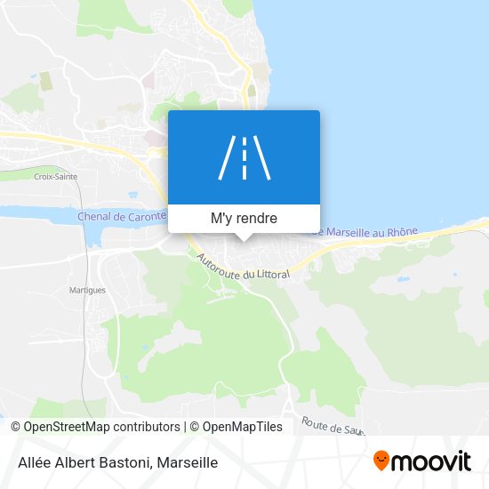 Allée Albert Bastoni plan
