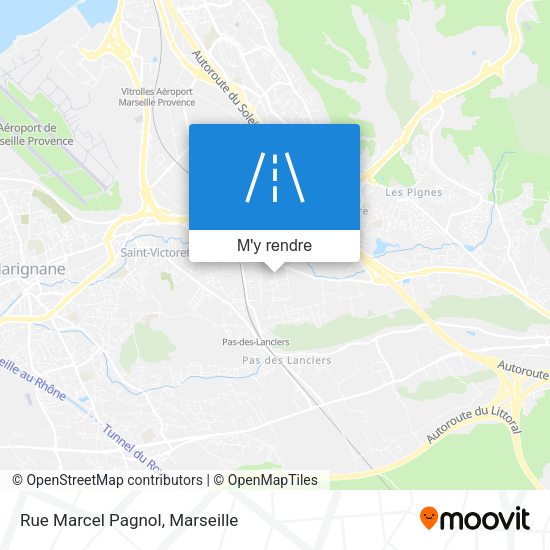 Rue Marcel Pagnol plan