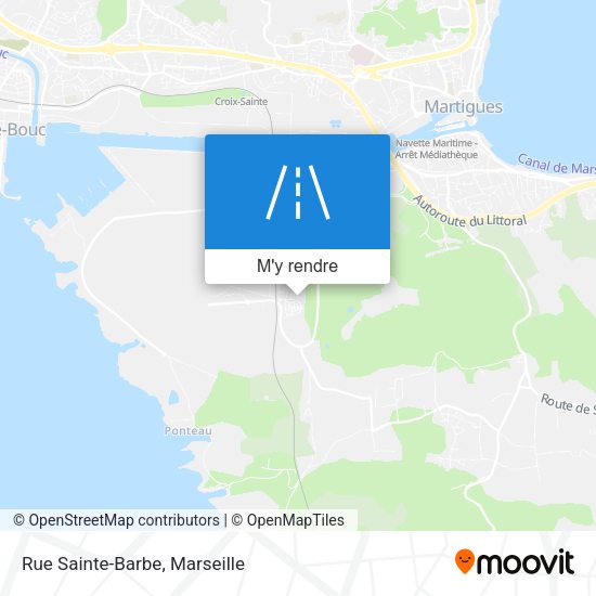 Rue Sainte-Barbe plan