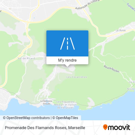 Promenade Des Flamands Roses plan