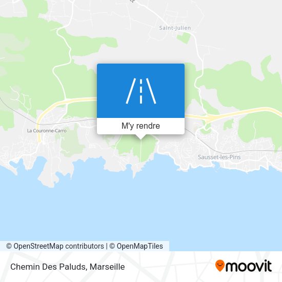 Chemin Des Paluds plan