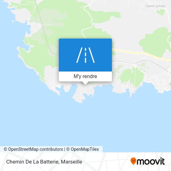 Chemin De La Batterie plan