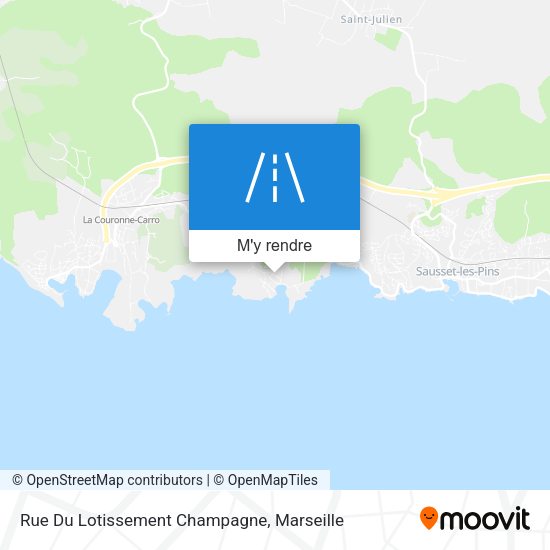 Rue Du Lotissement Champagne plan