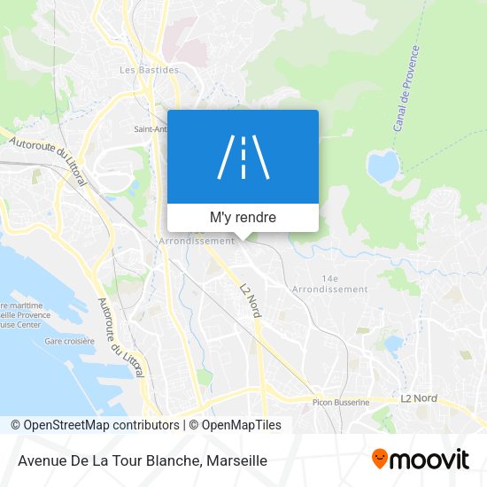 Avenue De La Tour Blanche plan