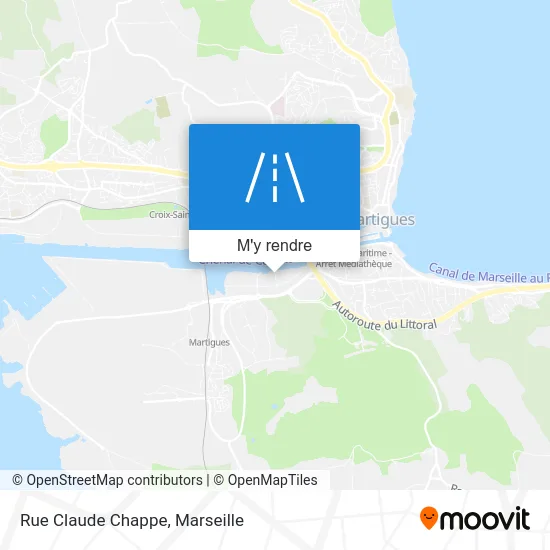 Rue Claude Chappe plan