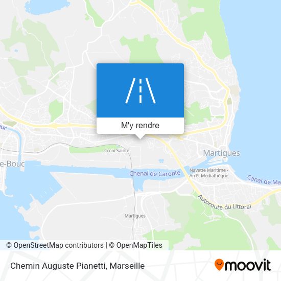 Chemin Auguste Pianetti plan