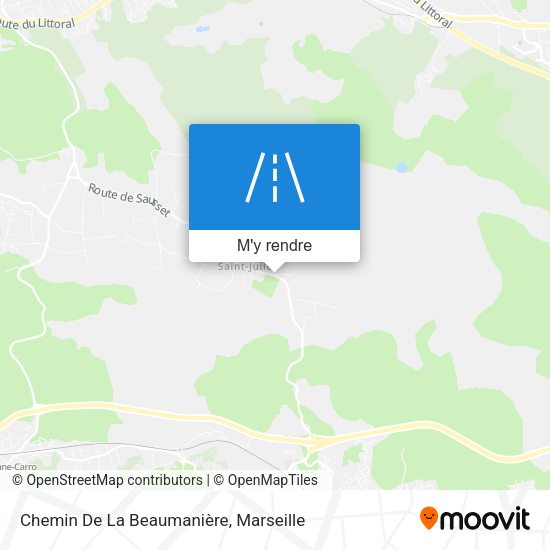 Chemin De La Beaumanière plan