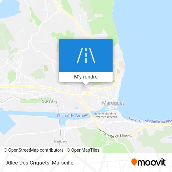 Allée Des Criquets plan