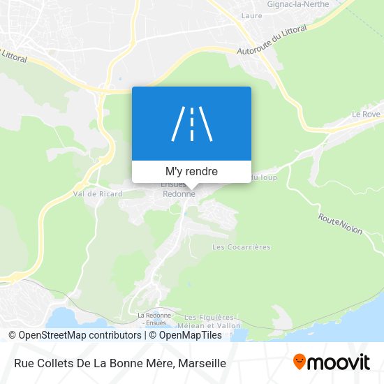 Rue Collets De La Bonne Mère plan