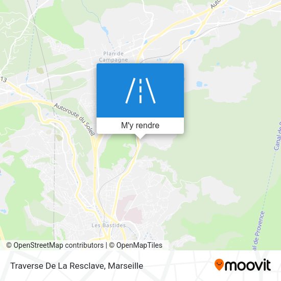 Traverse De La Resclave plan