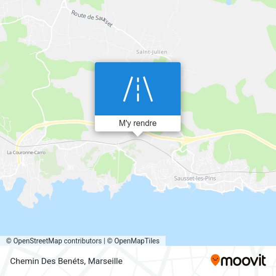 Chemin Des Benéts plan