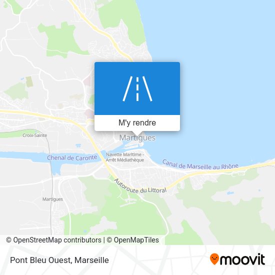 Pont Bleu Ouest plan