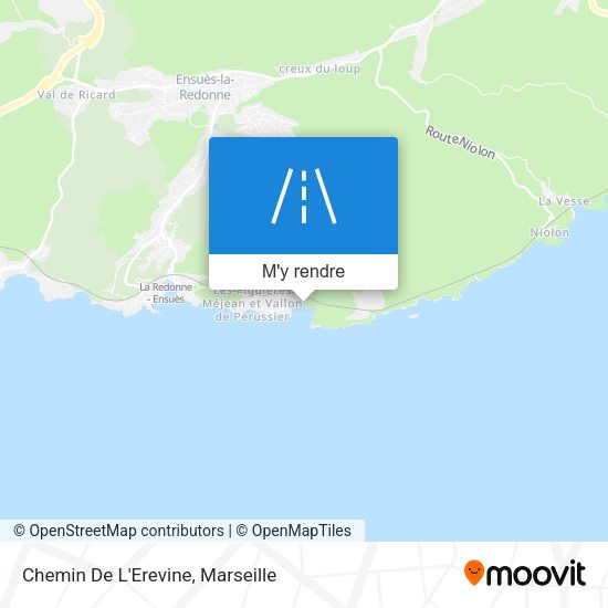 Chemin De L'Erevine plan
