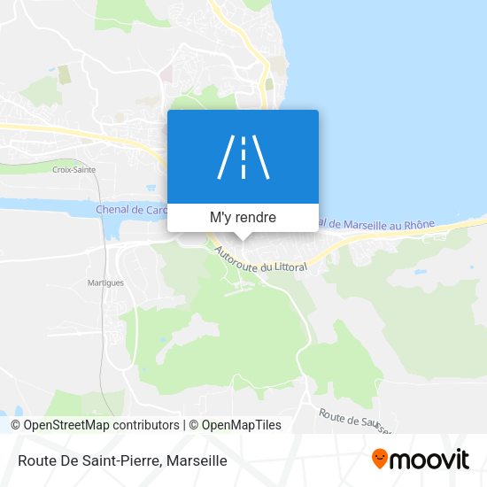 Route De Saint-Pierre plan