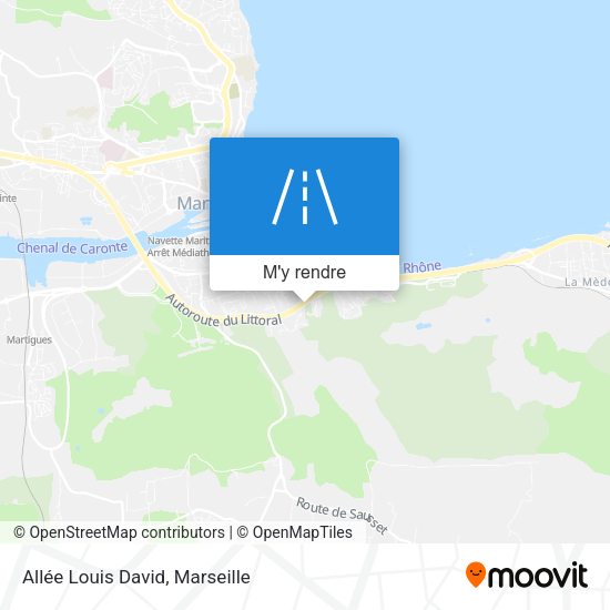 Allée Louis David plan
