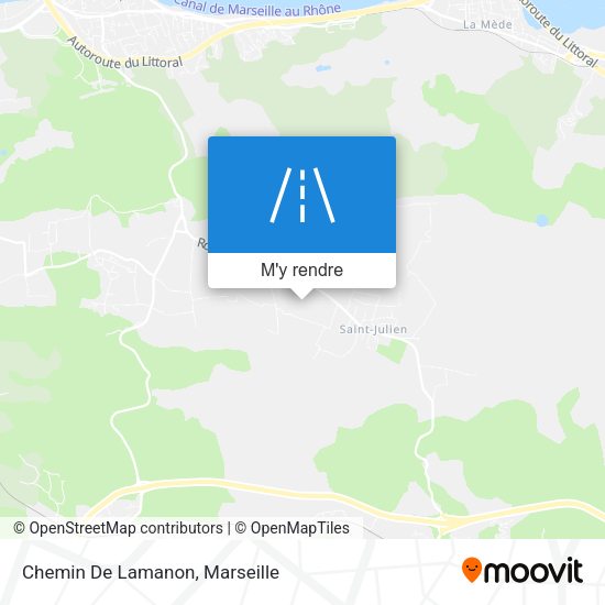Chemin De Lamanon plan