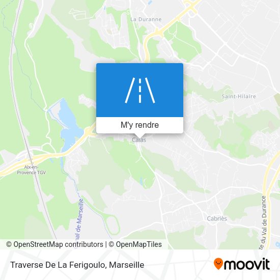 Traverse De La Ferigoulo plan