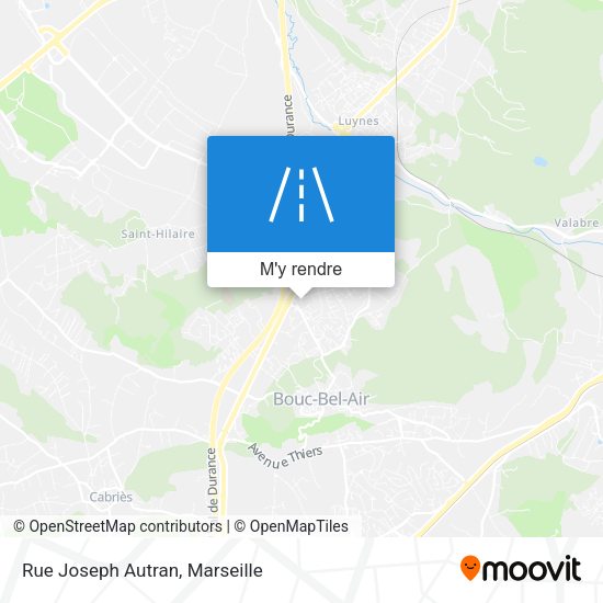 Rue Joseph Autran plan