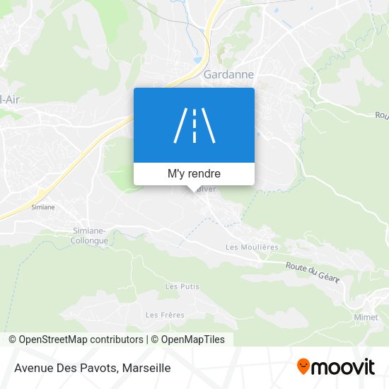 Avenue Des Pavots plan