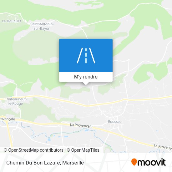 Chemin Du Bon Lazare plan