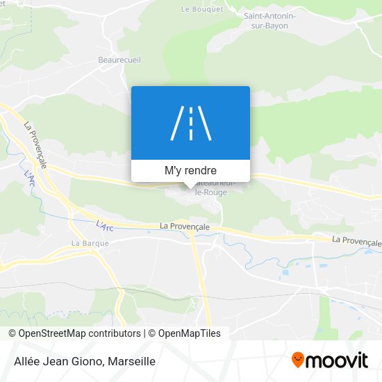 Allée Jean Giono plan