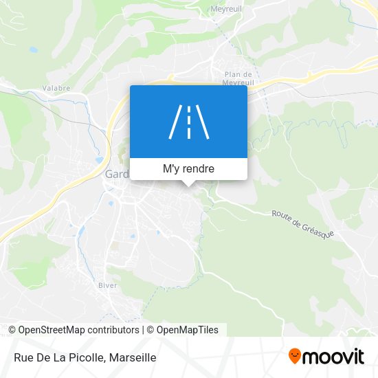 Rue De La Picolle plan