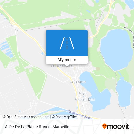 Allée De La Plaine Ronde plan