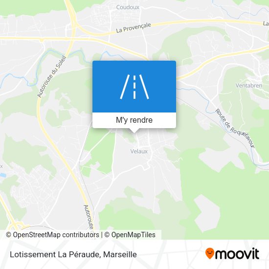 Lotissement La Péraude plan