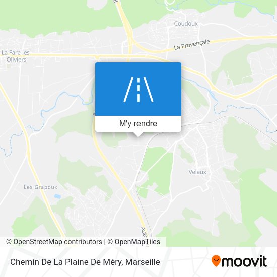 Chemin De La Plaine De Méry plan