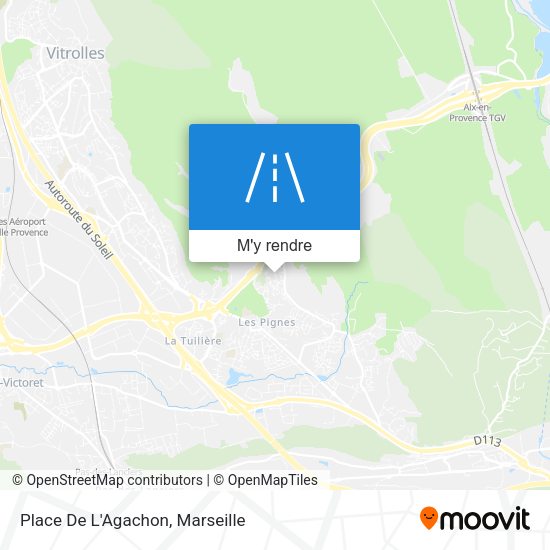 Place De L'Agachon plan