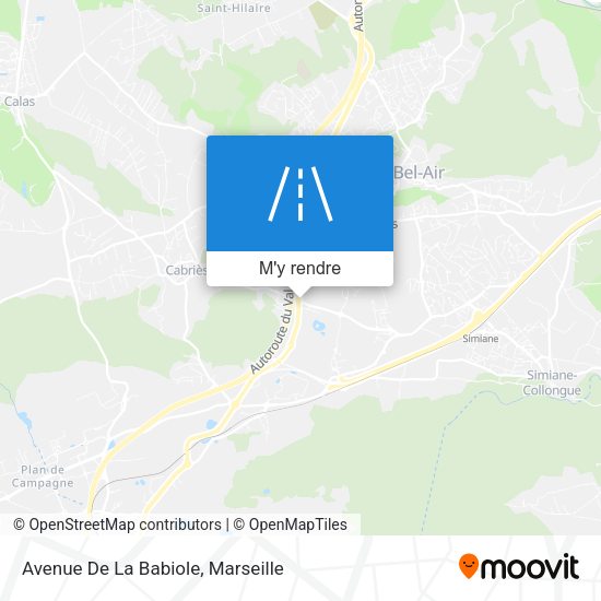 Avenue De La Babiole plan