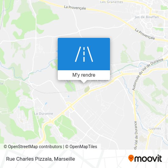 Rue Charles Pizzala plan