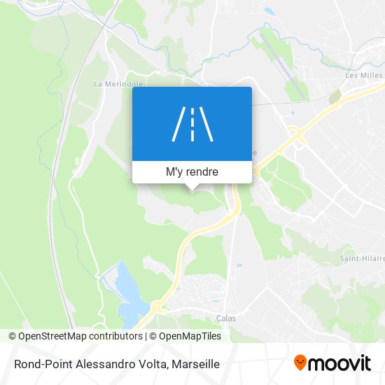 Rond-Point Alessandro Volta plan