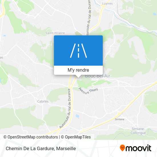 Chemin De La Gardure plan