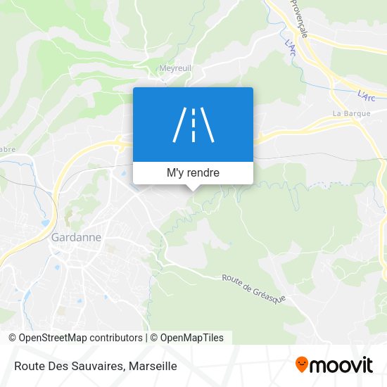Route Des Sauvaires plan