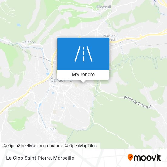 Le Clos Saint-Pierre plan