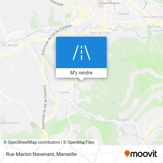 Rue Marion Navenant plan
