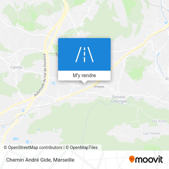 Chemin André Gide plan