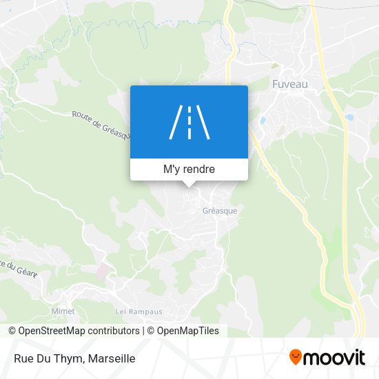 Rue Du Thym plan