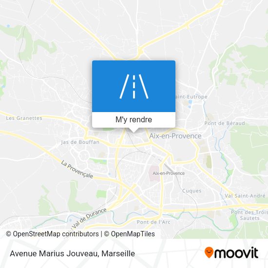 Avenue Marius Jouveau plan
