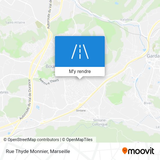 Rue Thyde Monnier plan