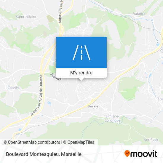 Boulevard Montesquieu plan