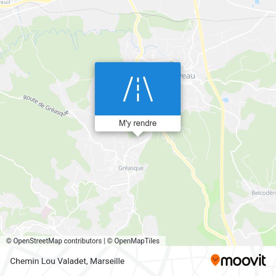 Chemin Lou Valadet plan