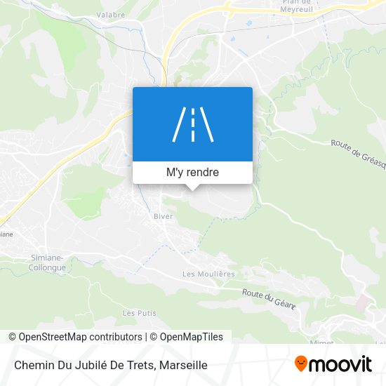 Chemin Du Jubilé De Trets plan
