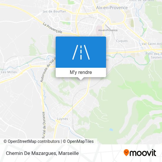 Chemin De Mazargues plan