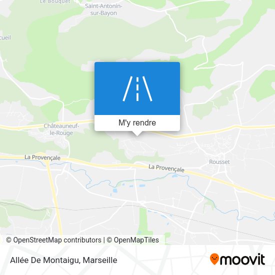 Allée De Montaigu plan