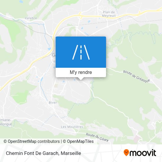 Chemin Font De Garach plan