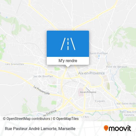 Rue Pasteur André Lamorte plan