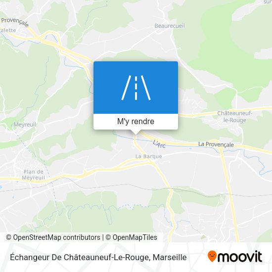 Échangeur De Châteauneuf-Le-Rouge plan