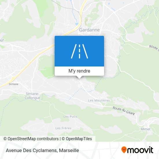 Avenue Des Cyclamens plan